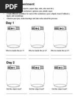 Rusting Experiment