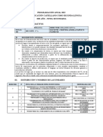 3° Programación Anual 2022