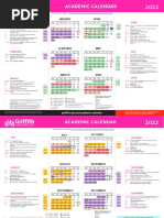 Academic Calendar: January April