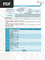 Tarea 3 T 4 - Cuadro Comparativo de 5 Productos y 5 Subproductos