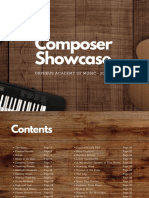 Orpheus Academy of Music Composer Showcase - 2022