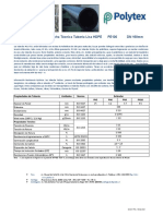 Ficha Técnica Tubería Lisa DN 160 PE100