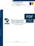 Plan National de Développement Du Tchad 2017-2021