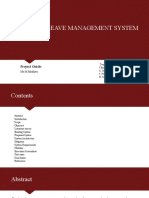 Leave Management System