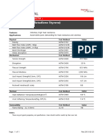 ABS (Acrylonitrile Butadiene Styrene) : Technical Data Sheet (ASTM)