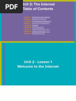 Unit 2 - The Internet