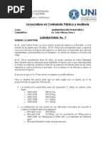 Laboratorio No 7 Administración Financiera 2 LCPA