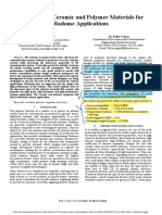 A Review On Ceramic and Polymer Materials For Radome Applications