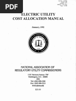 NARUC Electric Utility Cost Alloc Manual Jan 1992