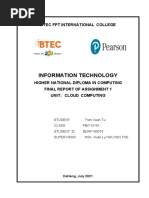 Cloud Computing ASM1 Tran Xuan Tu