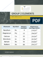 Group 2 Elements: UNIT 1: MOD 3 2.1-2.5