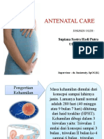 Antenatal Care: Supiana Sastra Hadi Putra Ulfa S. Alam