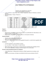 Mega Lecture: Super Physics Tuition O Level Summary