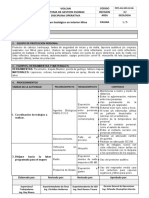 PETS-AN-GEO-02-06 Mapeo Geológico en Interior Mina