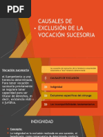 Solari - Montalto Ultimo Causales de Exclusión de La Vocación Sucesoria