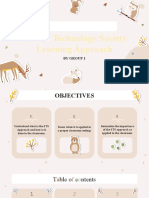 Science Technology Society Learning Approach: by Group 1