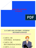 Carta Control Interno