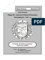 Classical Political Philosophy (SEM-5)