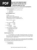 SOAL BAHASA INGGRIS 8 - Salin