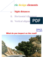 Part III A) Sight Distance