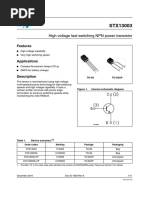 High Voltage Fast-Switching NPN Power Transistor: Features