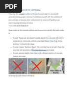 2,1.1 How To Prepare Concrete For Acid Staining