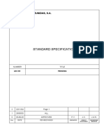 Standard Specification: Tecnicas Reunidas, S.A