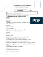 Prueba Tecnología 8°básico