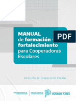 Manual de Formación y Fortalecimiento para Cooperadoras Escolares