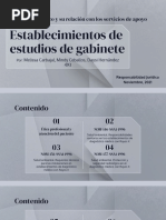 Establecimientos de Estudios de Gabinete