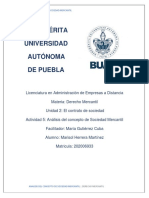 Análisis Del Concepto de Sociedad Mercantil