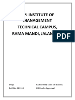 Apj Institute of Management Technical Campus, Rama Mandi, Jalandhar