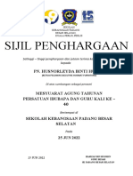 Sijil Penghargaan Sebagai Perasmi