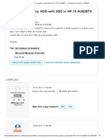 Need To Update My HDD With SSD in HP 15 AU628TX - HP Support Community - 6401285