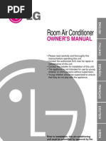 Room Air Conditioner: Owner'S Manual