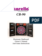 Electronic Dartboard Owner's Manual and Game Instructions