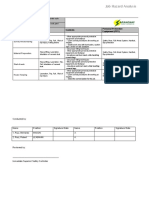 Job Hazard Analysis: Task or Step Hazards Controls Personal Protective Equipment (PPE)