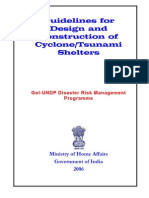 Guidelines For Design and Construction of Cyclone/Tsunami Shelters