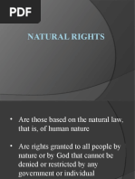 Natural Rights