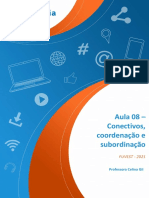 Aula 08 - Conectivos, Coordenação e Subordinação