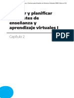 Diseñar y Planificar Ambientes de Enseñanza y Aprendizaje Virtuales 1 y 2
