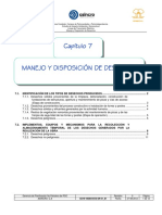 Cap 07 MANEJO DE DESECHOS Pdvsa Asincro Lineas Petrocarabobo