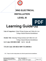 Level 3-M 09 Low Voltage Installation