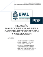 Diseño Macrocurricular Fisioterapia