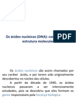 Os Ácidos Nucléicos (DNA) Composição, Estrutura Molecular