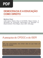 CHAUÍ, M.democracia e A Educação Como Direito