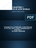 Science in Our World: Prepared By: Tr. Philip O. Paclibar