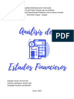 Análisis de Estados Financieros - Análisis Horizontal 