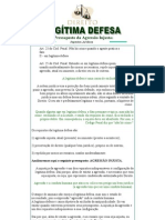 Legítima Defesa - Pressuposto Da Agressão Injusta - Aspectos Jurídicos