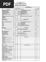 BS in Archi Comparative Curriculum